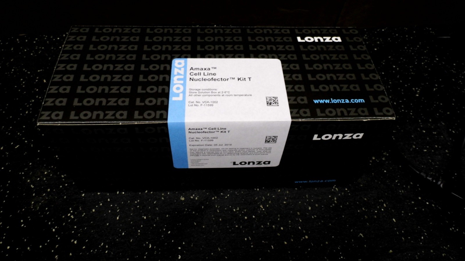 LONZA AMAXA VCA-1002 CELL LINE NUCLEOFECTOR KIT T EXPIRES 05-JULY 2018