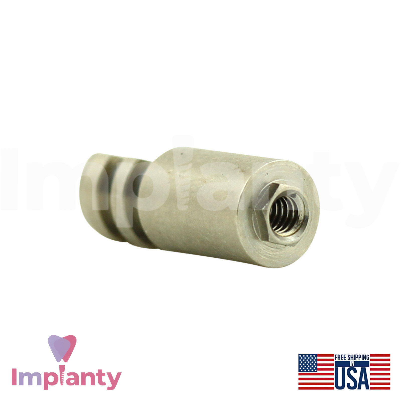3i Osseotite Compatible Dental Fixture Analog Ø5.0mm Replica Yellow Platform