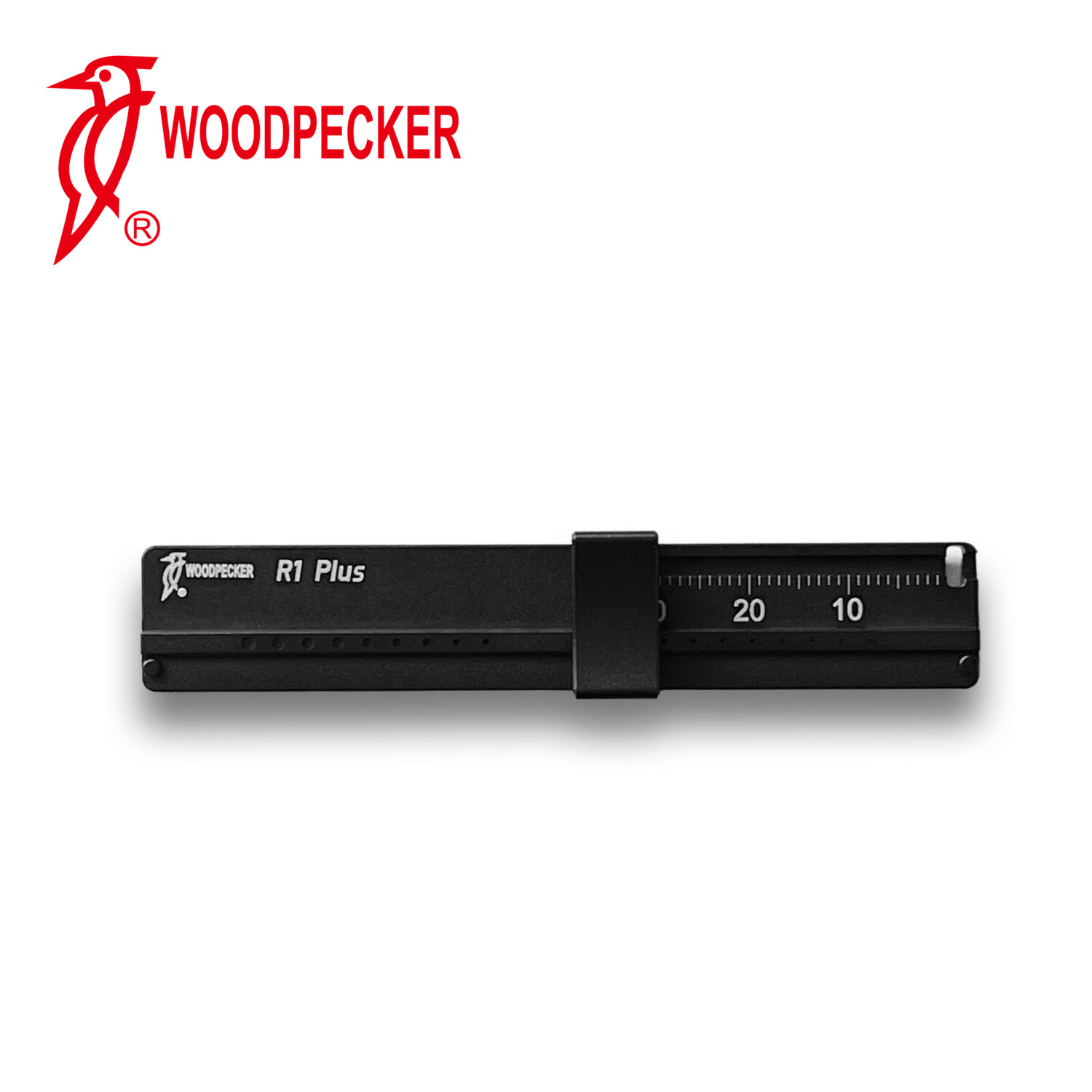 WOODPECKER R1 Plus Gutta Percha Points Gauge Cutter 30mm Measurement Ruler Black