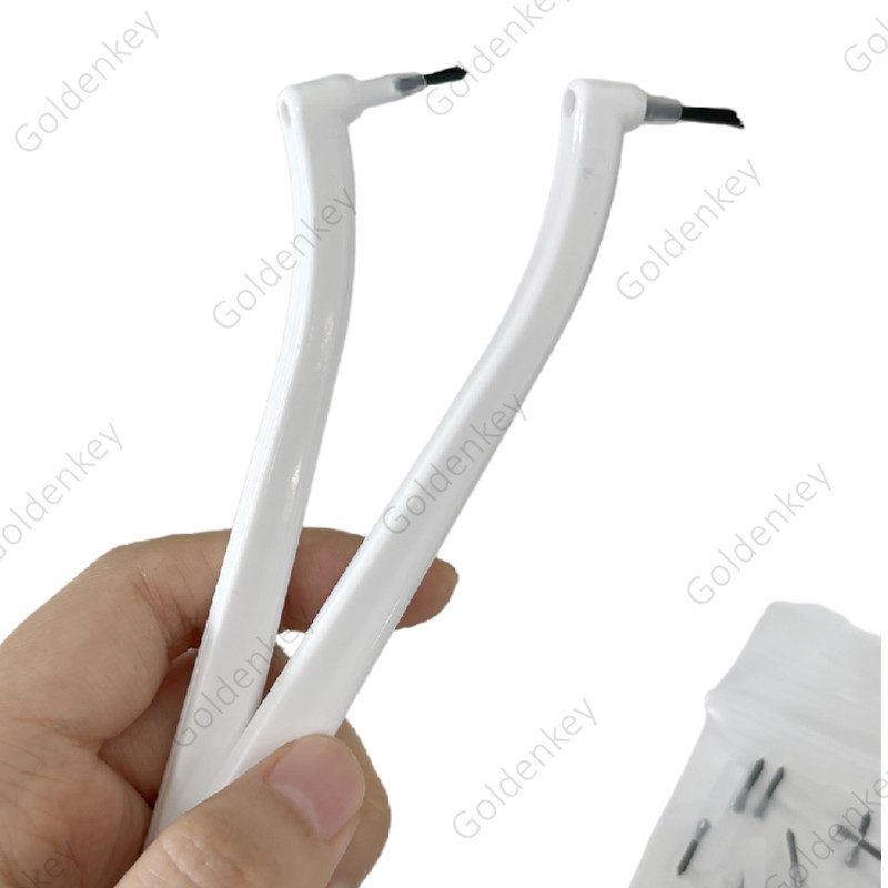 Dental Micro Brushes Tips Applicator Handle Brush Composite Resin Disposable