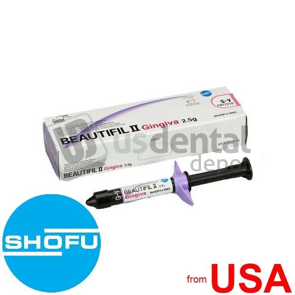 SHOFU BEAUTIFIL II Gingiva – GUM Refill 2.5gr – Shade: G – Dark PINK – # 416785