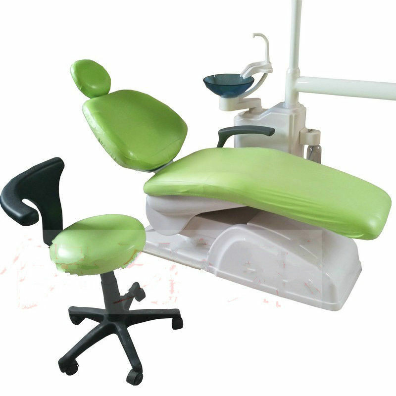 1Set Dental Unit Cover Cloth Dentist Chair Protector Sleeves PU Water Proof
