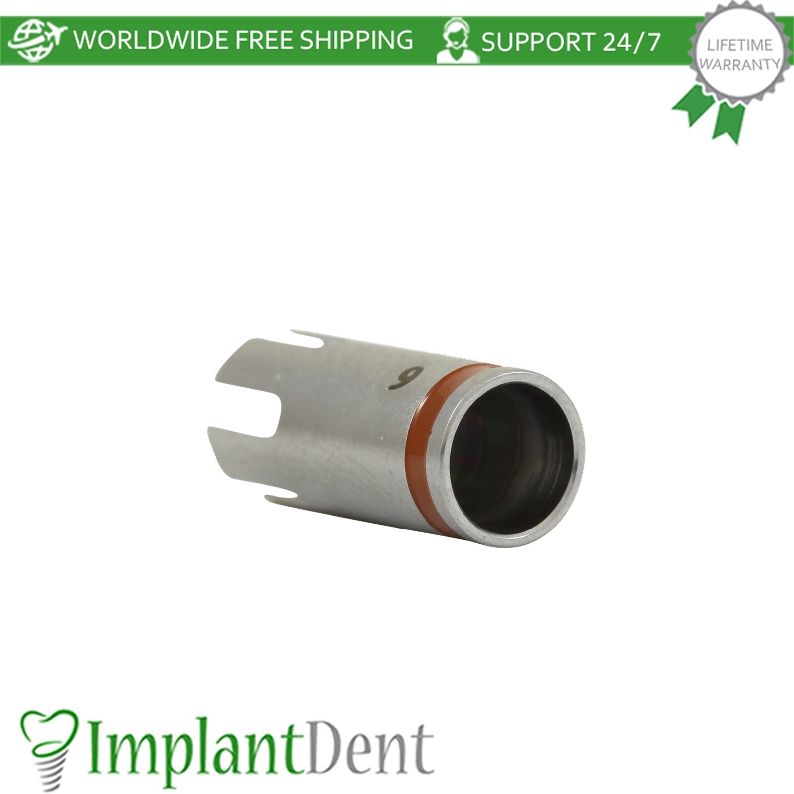 Dental Drill Stopper 5.2mm – Black Stainless Steel Dentistry Tool