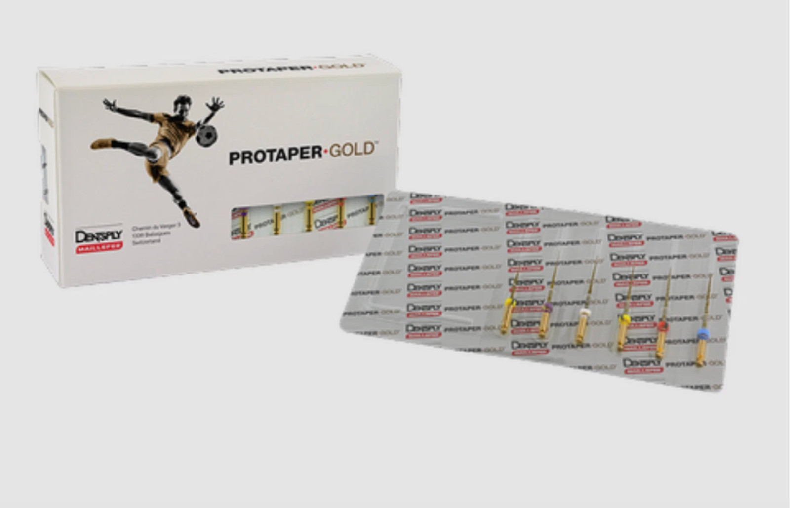Dentsply ProTaper Gold Rotary Files F1,F2,F3,S1,S2,SX-F3 10-packs 60 files
