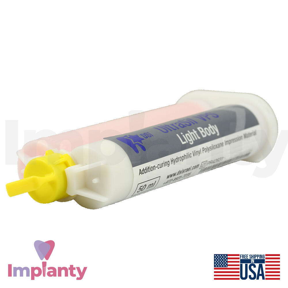 DSI Dental UltraSil VPS Light Body Wash Impression Material 100ml Cartridge