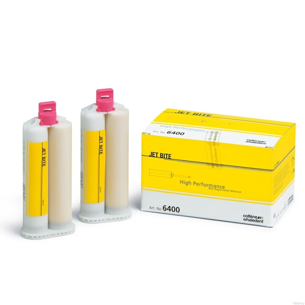 Coltene JET BITE – A Silicone Bite Registration Perfect Occlusal Sets Rock Hard.