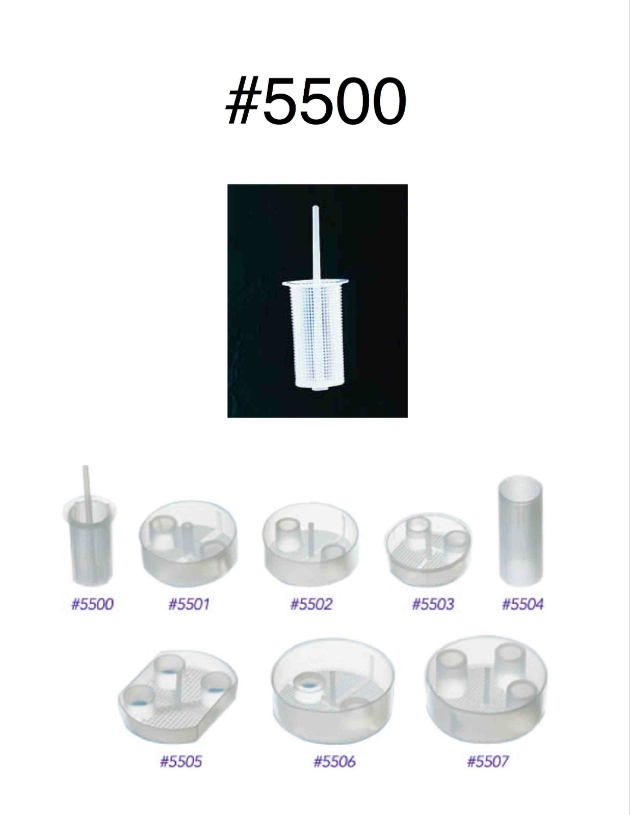 Evacuation Disposable Traps #5500 Qty 10 Fits A-dec, Cascade, Performer