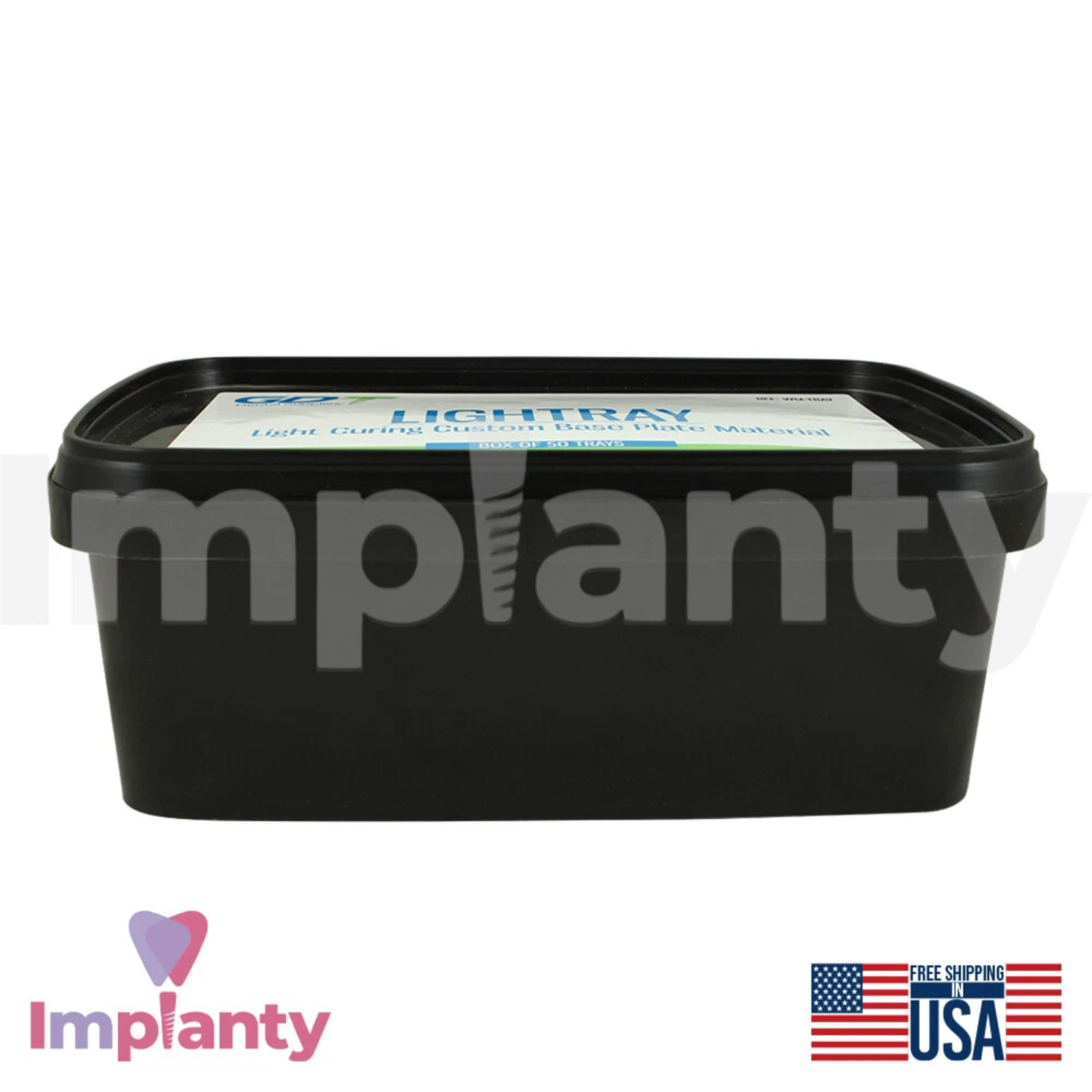 GDT Dental LighTray Light Curing Custom Base Plate Material 1.5kg 50 Sheets