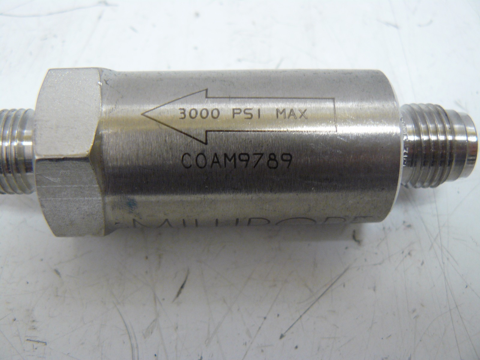 MILLIPORE WG2F01HR1 IN LINE GAS FILTER 3000 PSI MAX