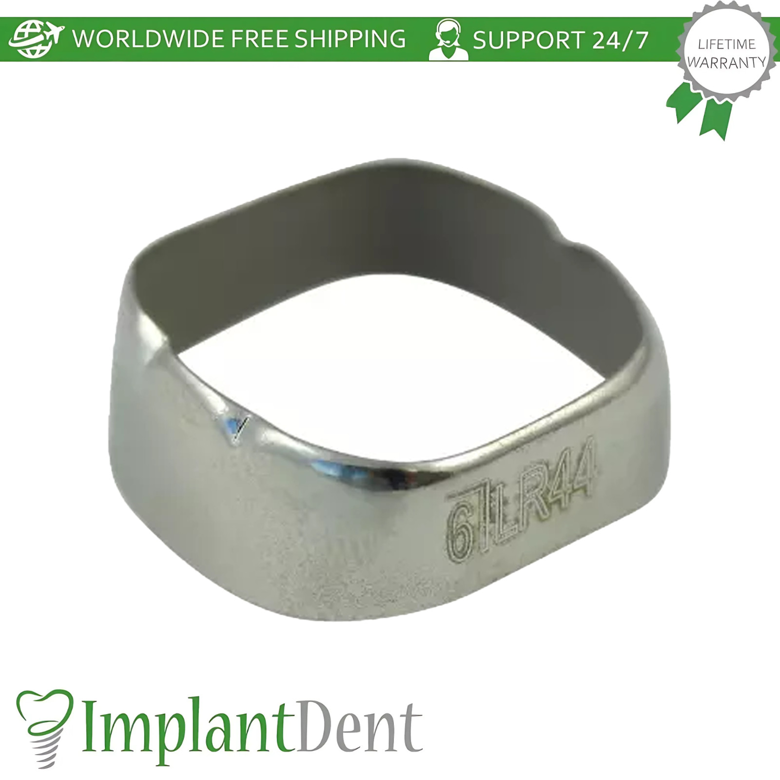 Dental Molar Standard Lower Right Bands 10pcs Stainless Steel Braces Span Ortho