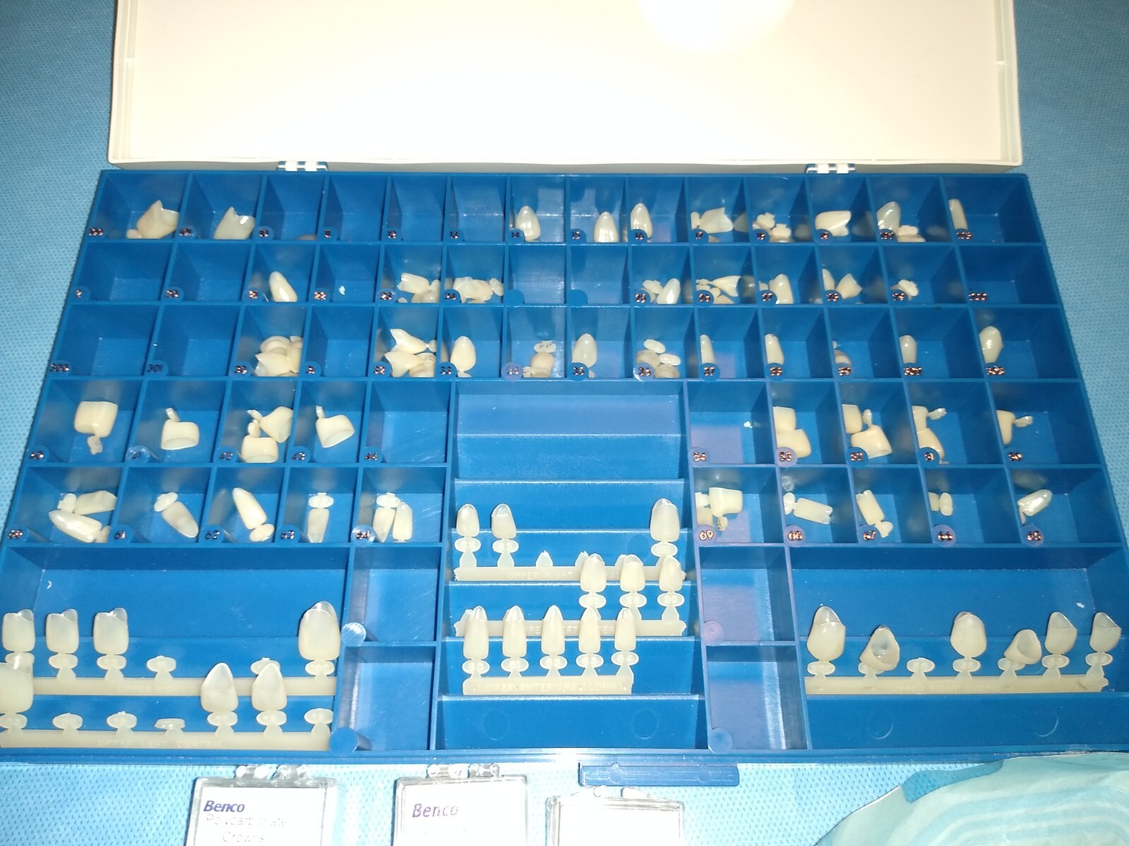 Cargus Rite Dent Benco PolyCarbonate Crowns Pre Owned Partial Kits and Vitapan