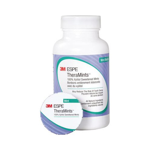 3M ESPE 12119M TheraMints Xylitol Sweetened Dry Mouth Tooth Decay Mints 520/Pk