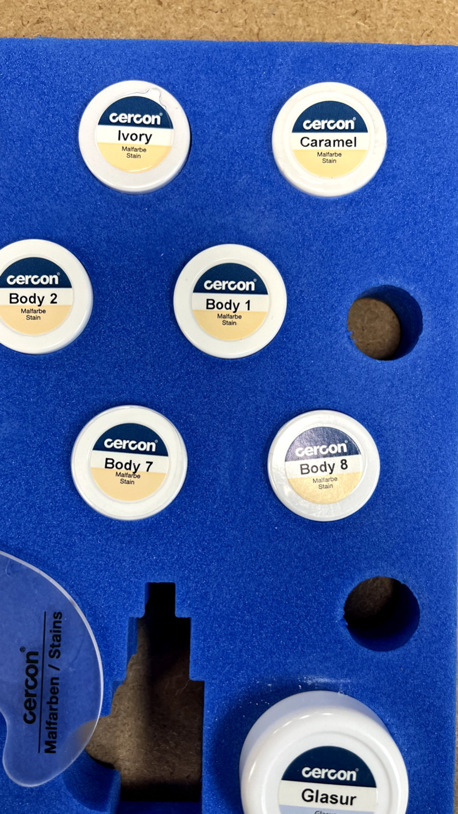 Cercon DeguDent Glaze Kit (5367363402) Missing Stain Liquid Only