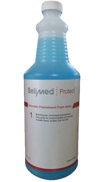 Belimed Protect RTU Enzymatic Pretreatment Foam Spray 32 oz W/ Spray Attachment