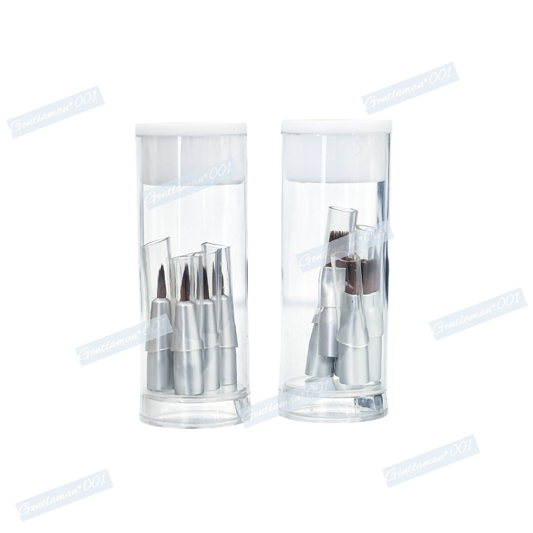 Dental Brush Pen Replaceable Brushes Tips Straight Curved Head Mini Micro Brush