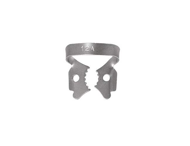 Hygenic #12A Winged Serrated Jaw, Upper Left Molars Metal Rubber Dam Clamp