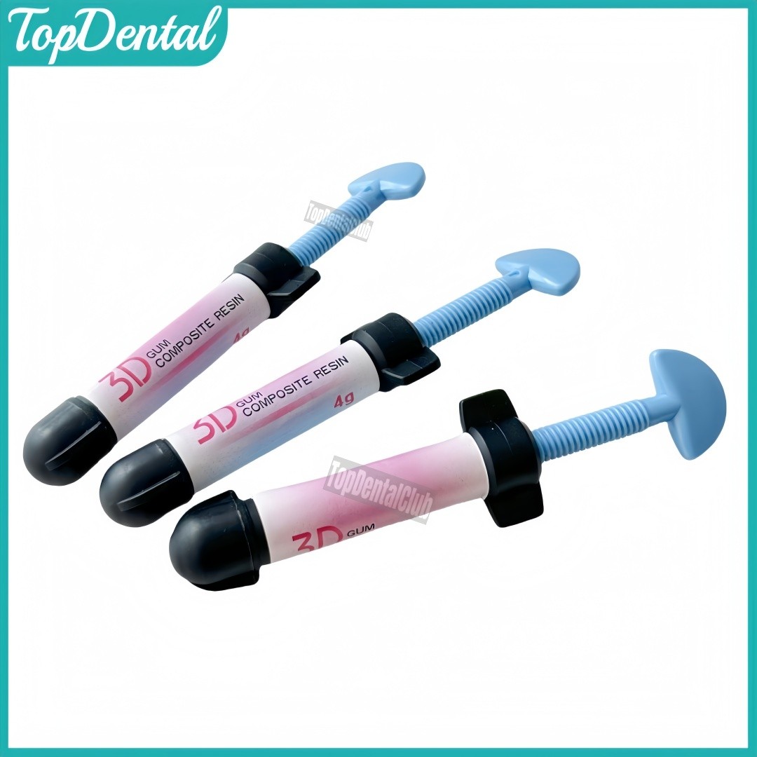 Gingiva Colored Dental 3D Gum Composite Resin Gingiva Aesthetic Pink Resin 4g