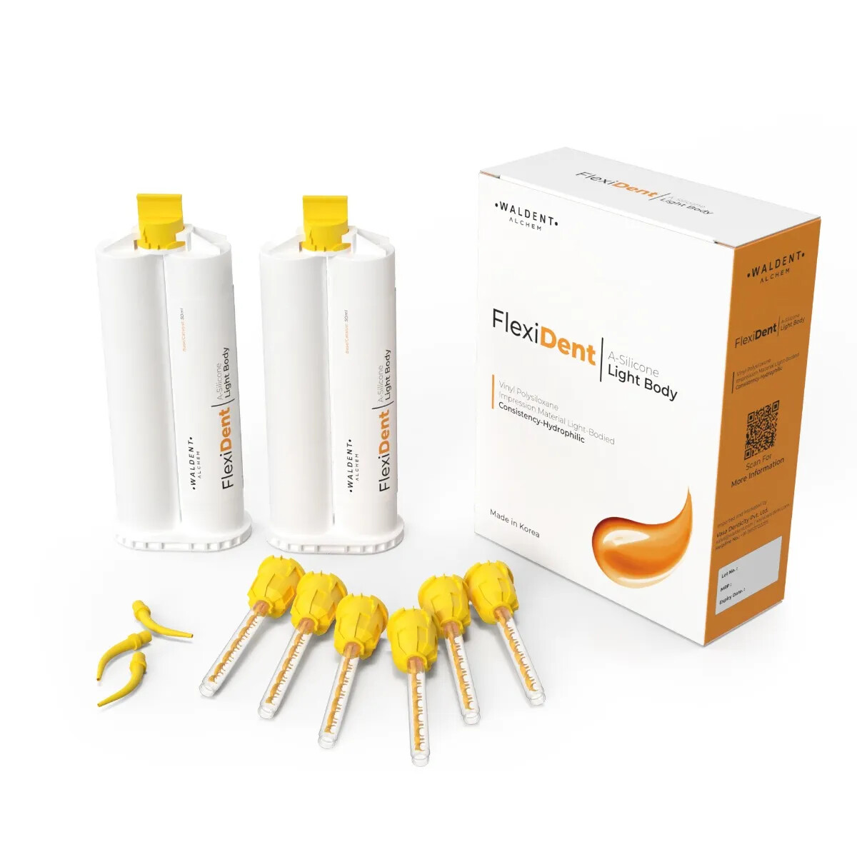 Waldent Flexident Light Body Cartridges ( 50ml x 2) Free Shipping…