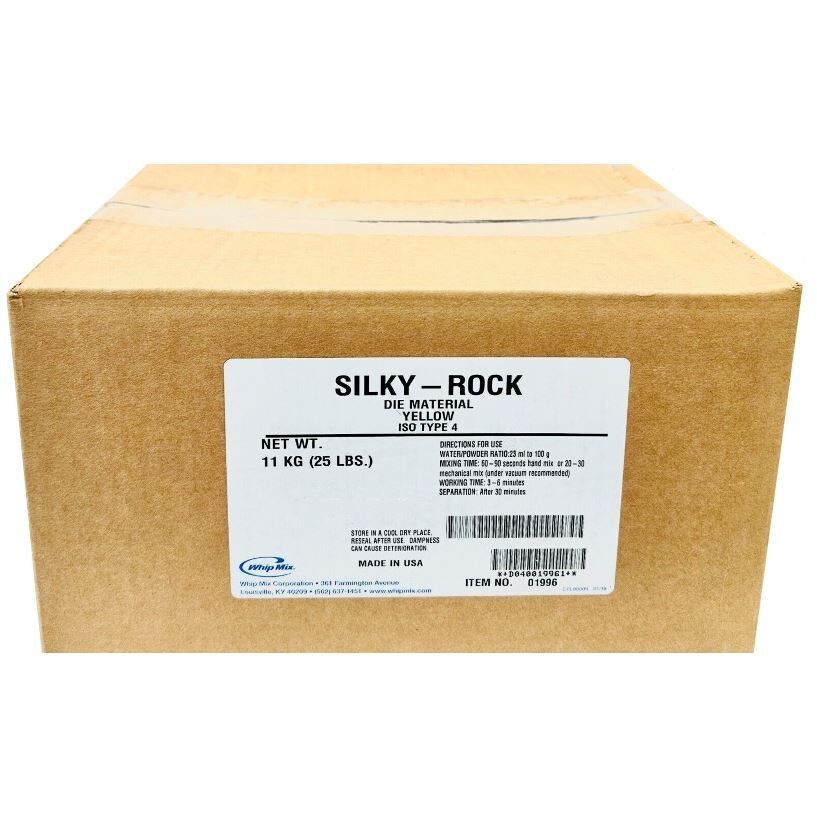 *1-Pack* Whip Mix Silky-Rock Die Material ISO Type 4 Yellow 25 LBS 01996