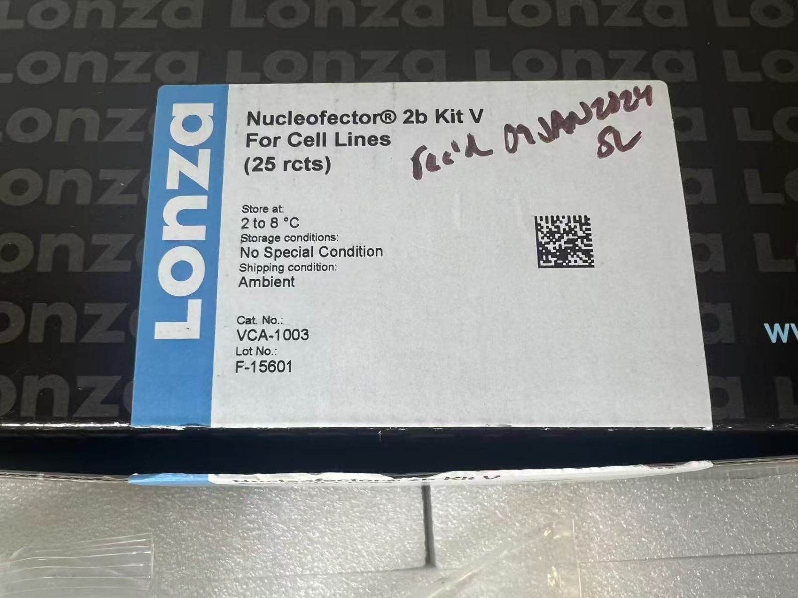 Lonza Amaxa Cell Line Nucleofectot Kit V, only 24 reactions, VCA-1003