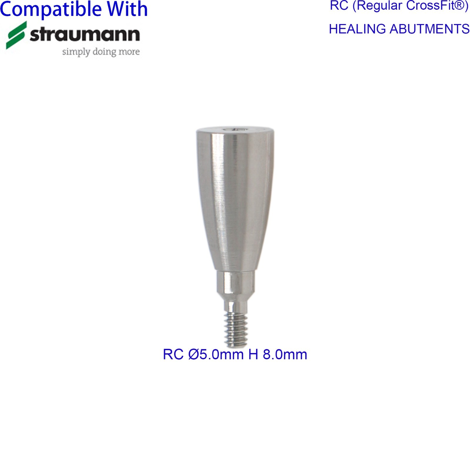 Dental Regular Closure Cover Cap Screws Healing Abutment fit ITI Straumann RC