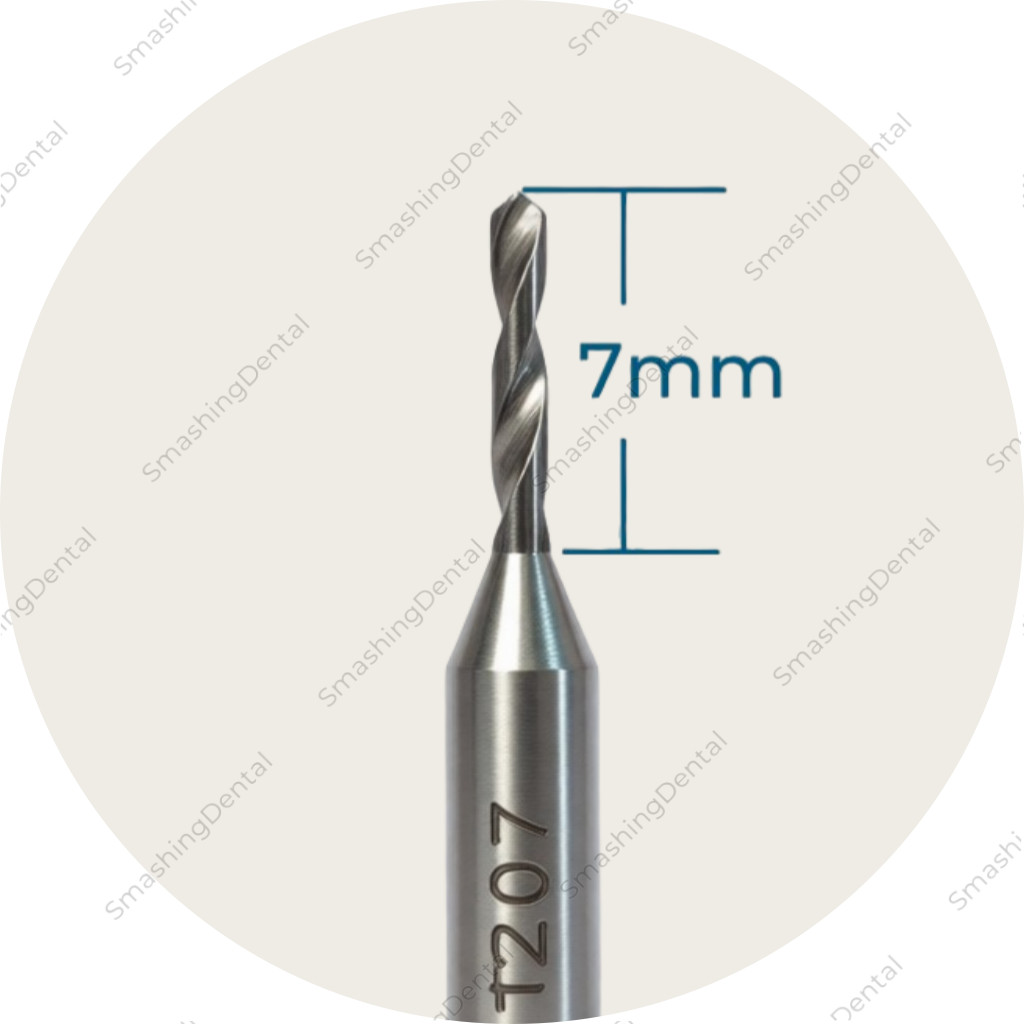 Dental Pilot Drill Guide Depth GBR Bon Screw Insertion Prebored Hole Drill ∅1.2