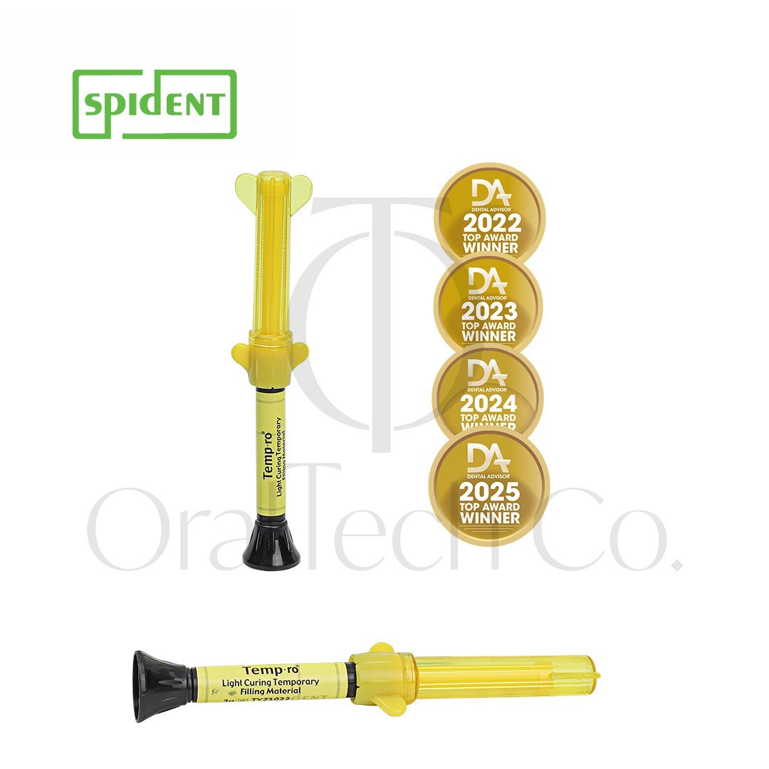 Spident Temp It Light-Curing Temporary Filling Material 3 x 3g Syringes