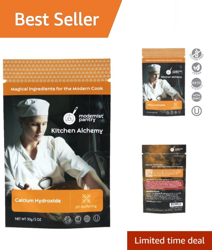 Gluten-Free Calcium Hydroxide (2oz) – Perfect for Crafting Keto Dishes