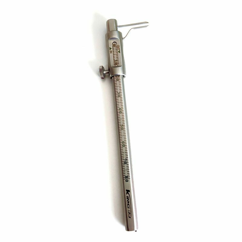 Dental Micro Measuring Edentulous Measuring Caliper Ruler 0-80 Mm Stainles Steel