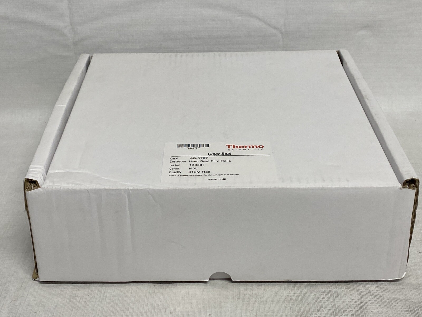 THERMO Clear Heat Seal Tape for ALPS Microplate Heat Sealing Instrument AB-3797
