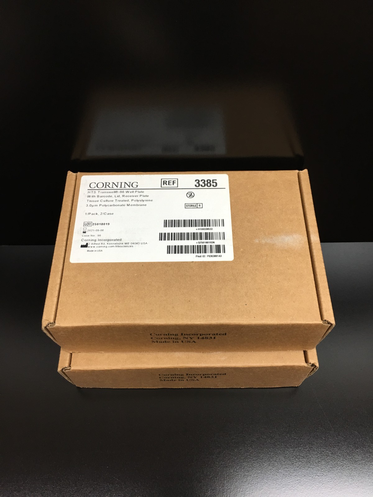 Corning REF 3385 HTS Transwell 96 Permeable Support With 3.0µm Pore Lot 2 PKS