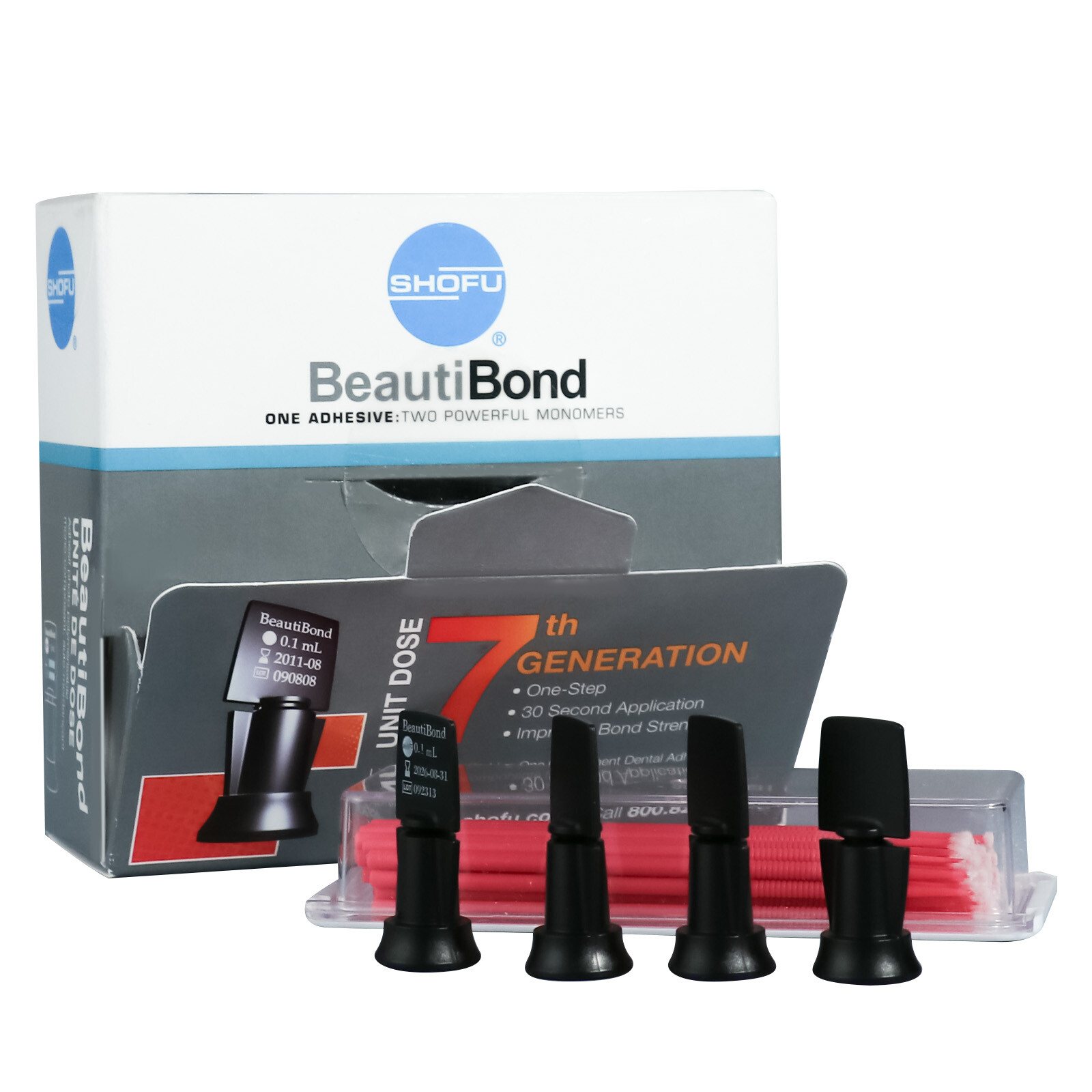 SHOFU BeautiBond Dental 50 UNIT KIT Self Etching One (7th Gen) 1782 EXP 2026