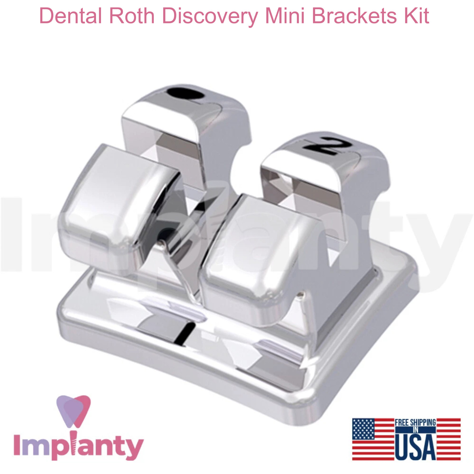 Dental Roth Discovery Mini Brackets Kit Stainless Steel Dentistry Instrument