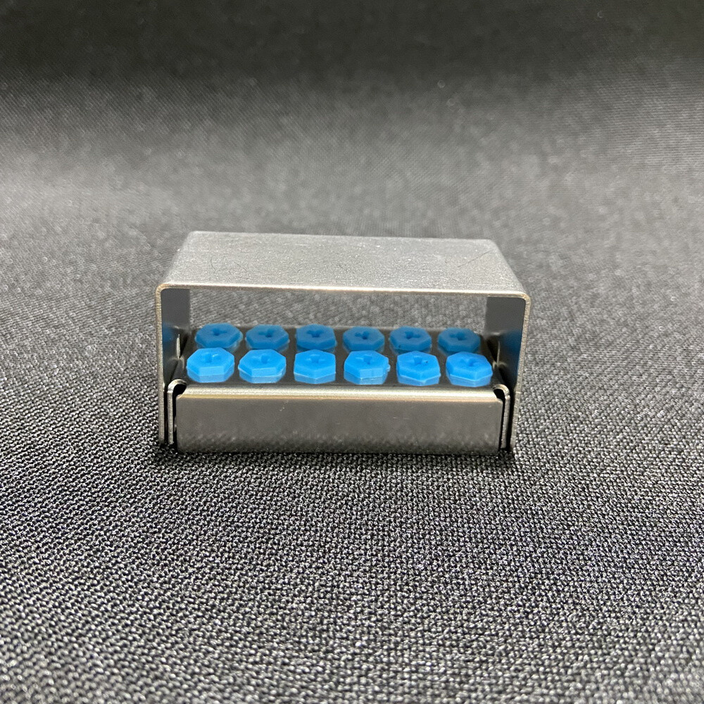 Dental Implant Drills Organizer Holder Sterilization Case Bur Block 8/12/30 Hole