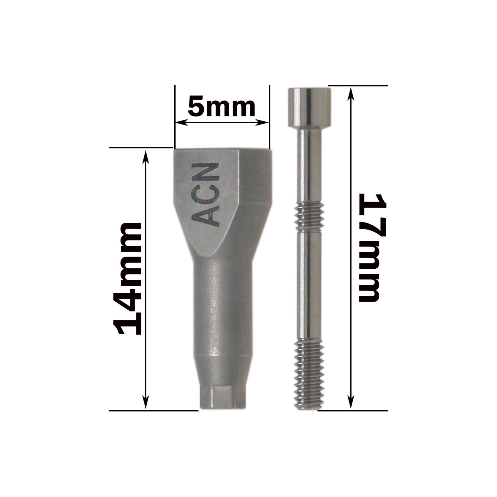 US Nobel Dental CAD/CAM Scan body Implant Analog NP/RP For Nobel Biocare Active