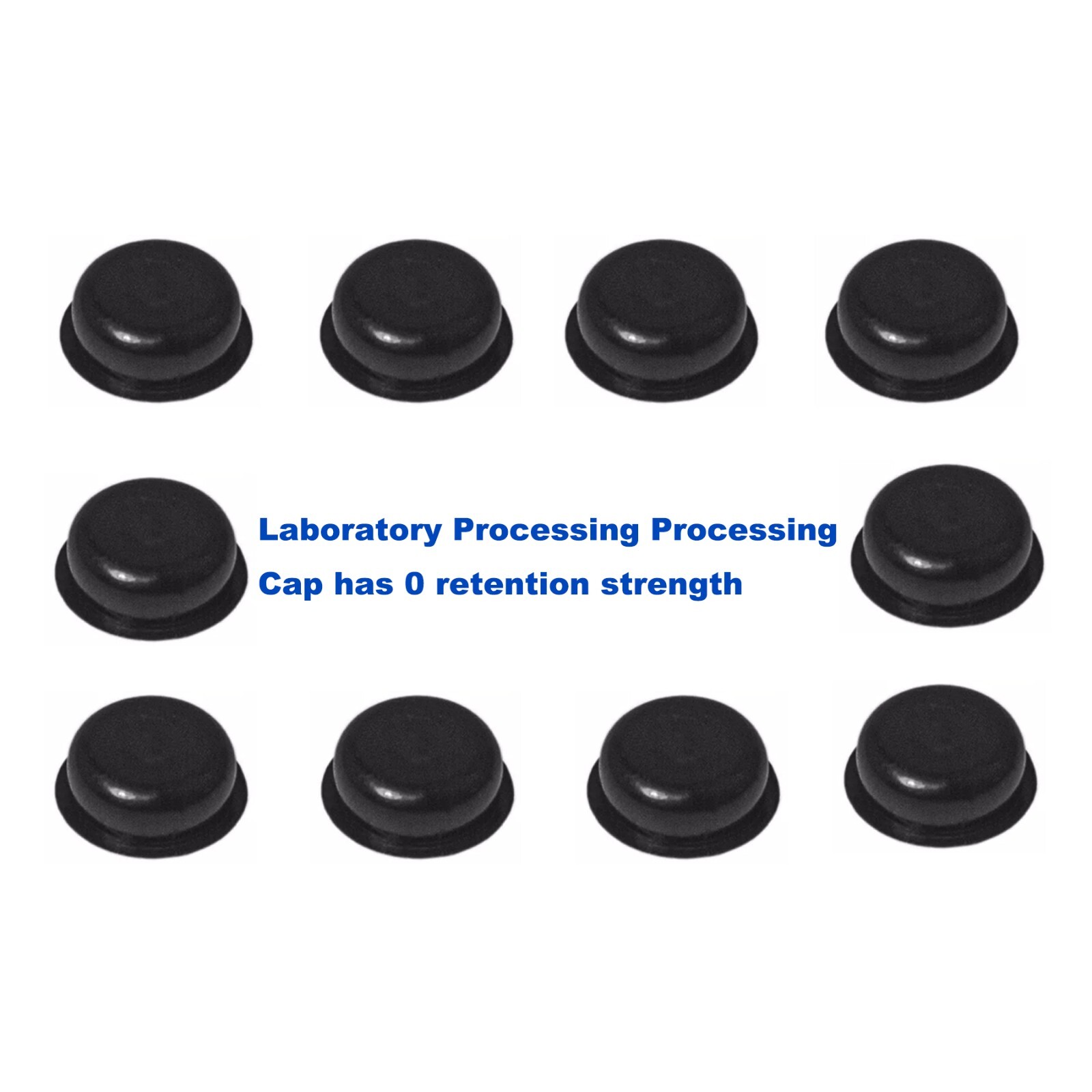 10Pcs Dental Locator Overdenture Abutments Retention Caps For Implant Inserts