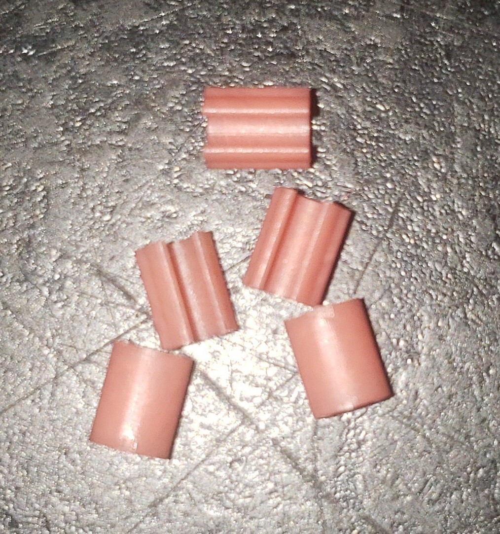 5 Hefty Pink Female Clips, Fits Hader 4.5mm long, 2.1 mm dia. of bar