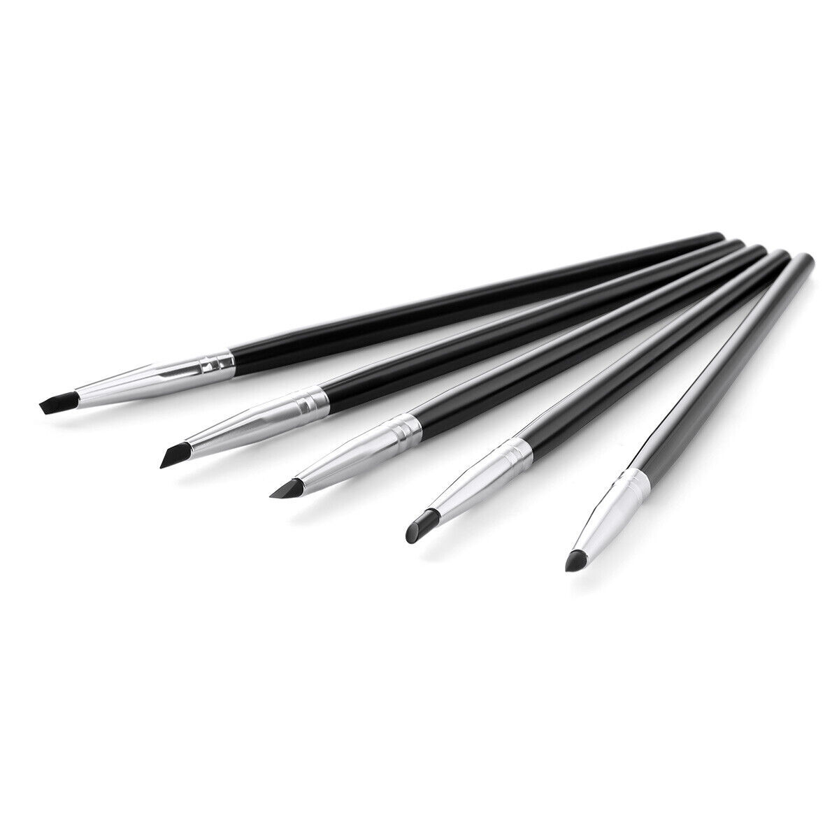 5 Pcs Dental Composite Silicone Brush Pen Resin Veneer Cement Porcelain Pen