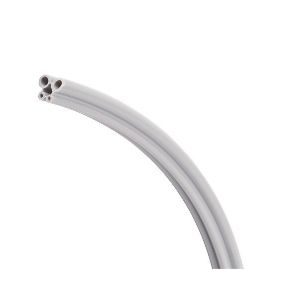 HP Tubing, 4 Hole, Straight Gray; 12ft, DCI 402