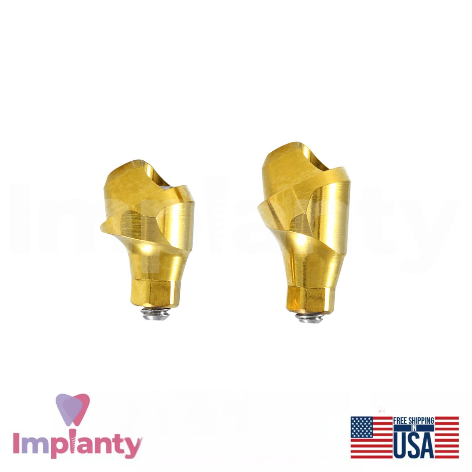 1x Dental Angled Multi Unit Prosthetic 30° Plastic Sleeve NP Conical Connection