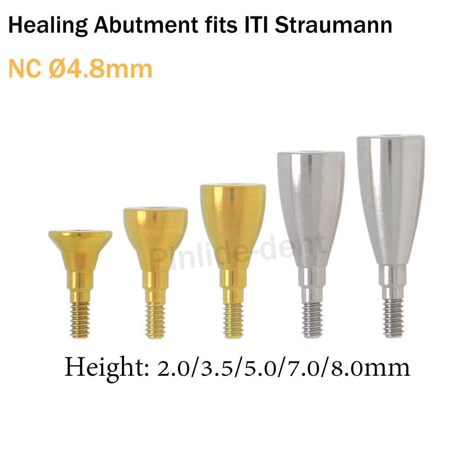 Dental Healing Abutment Caps NC/RC Cover Screw fits ITI Straumann BL/BLT