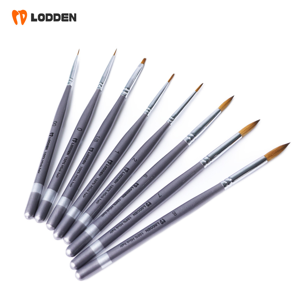 100% Mink Hair Dental Porcelain Brush Pen Glaze Ceramic Brush Pen Dental Tools