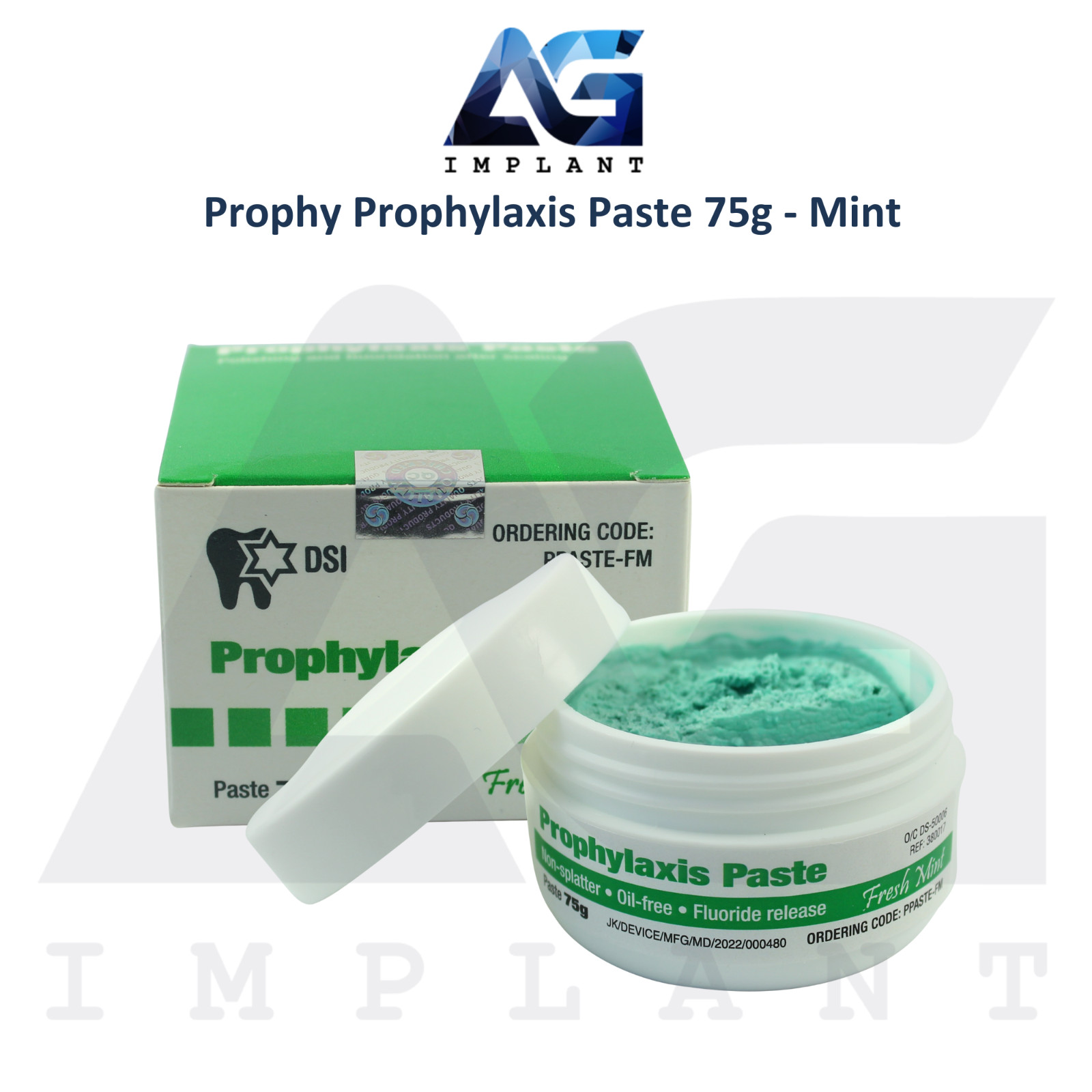 Dental Prophylaxis Paste Fresh Mint 75g Superior Teeth Cleaning And Polishing