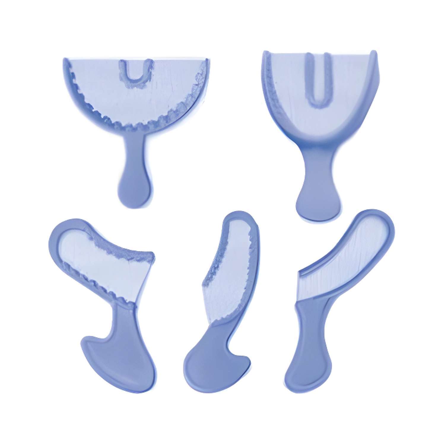 House Brand 3-Way Impression Bite Trays with Nylon Net, 35/Box