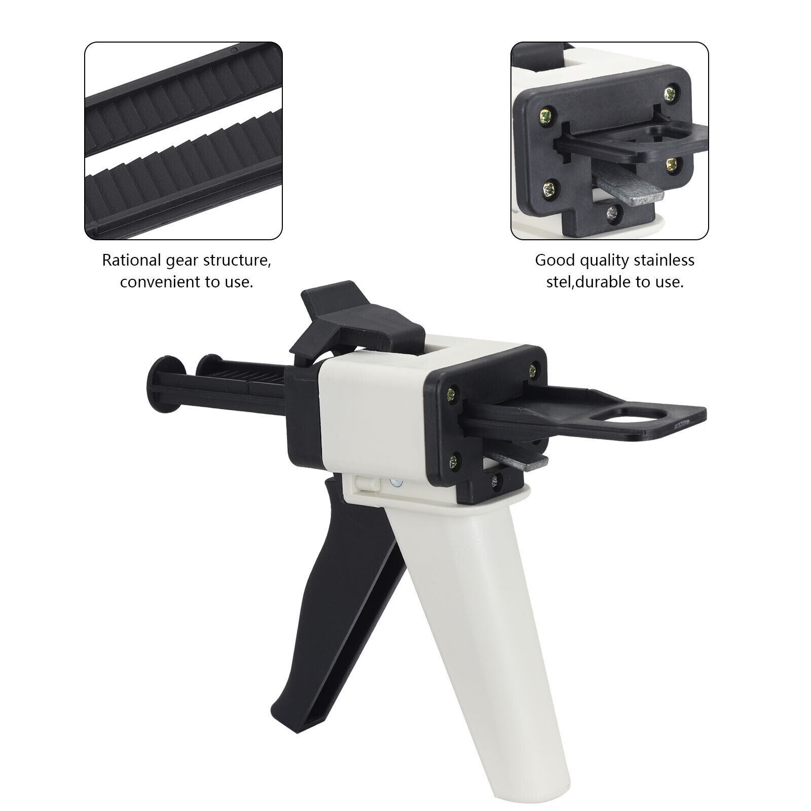 Dental Impression Material Dispenser Caulking Dispensing Gun 1:1 1:2/1:4 1:10