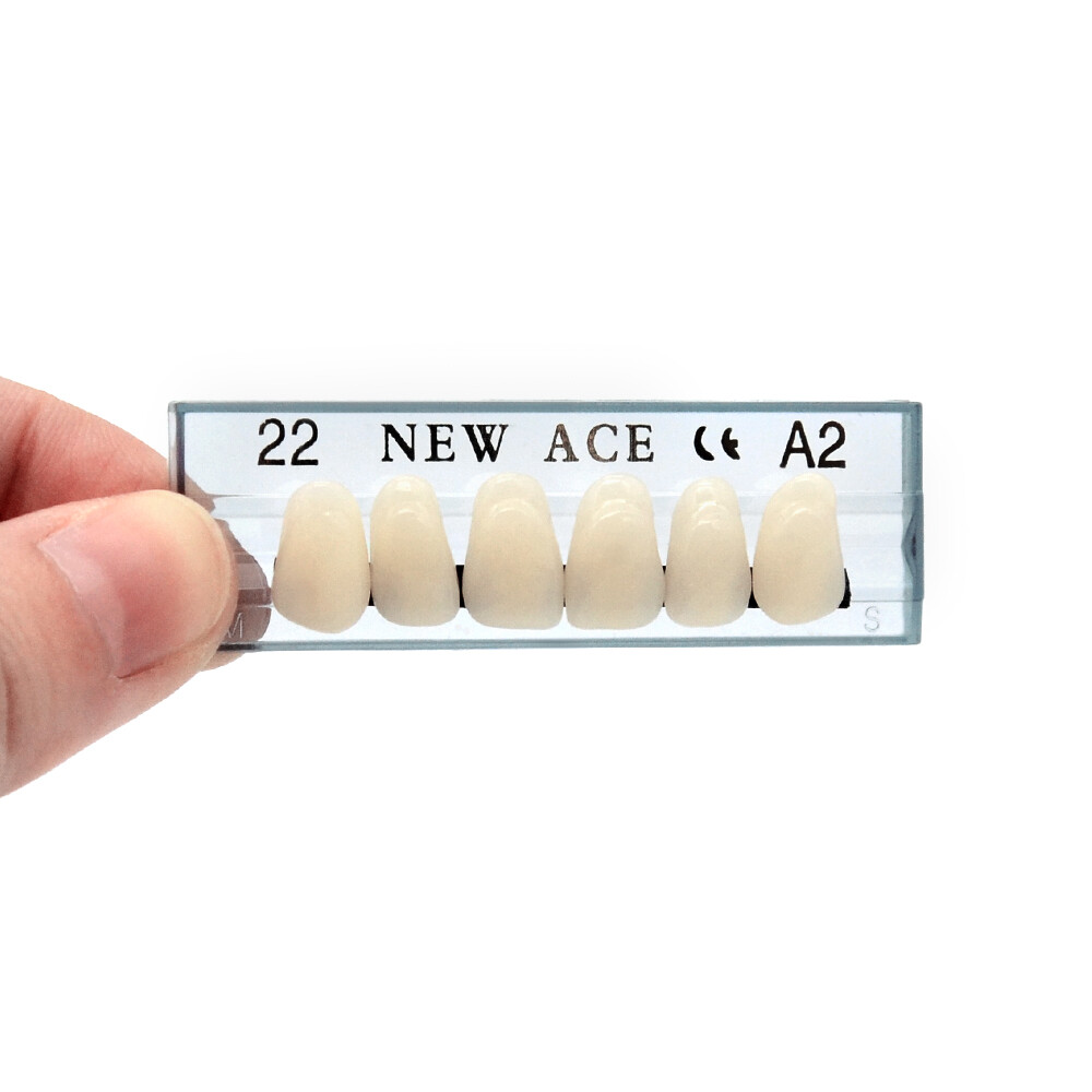 168pc Acrylic Resin Denture Full Set Teeth Upper Lower Shade Tooth Dental 22# A2