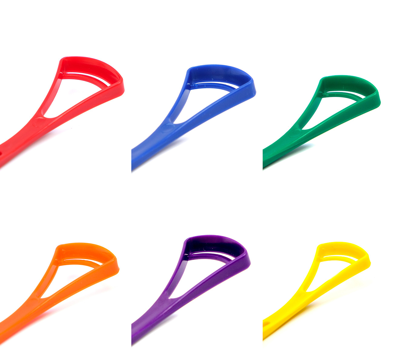 48 Tongue Cleaner Scraper Dental Oral Mouth Lingual Hygiene Plastic Instrument