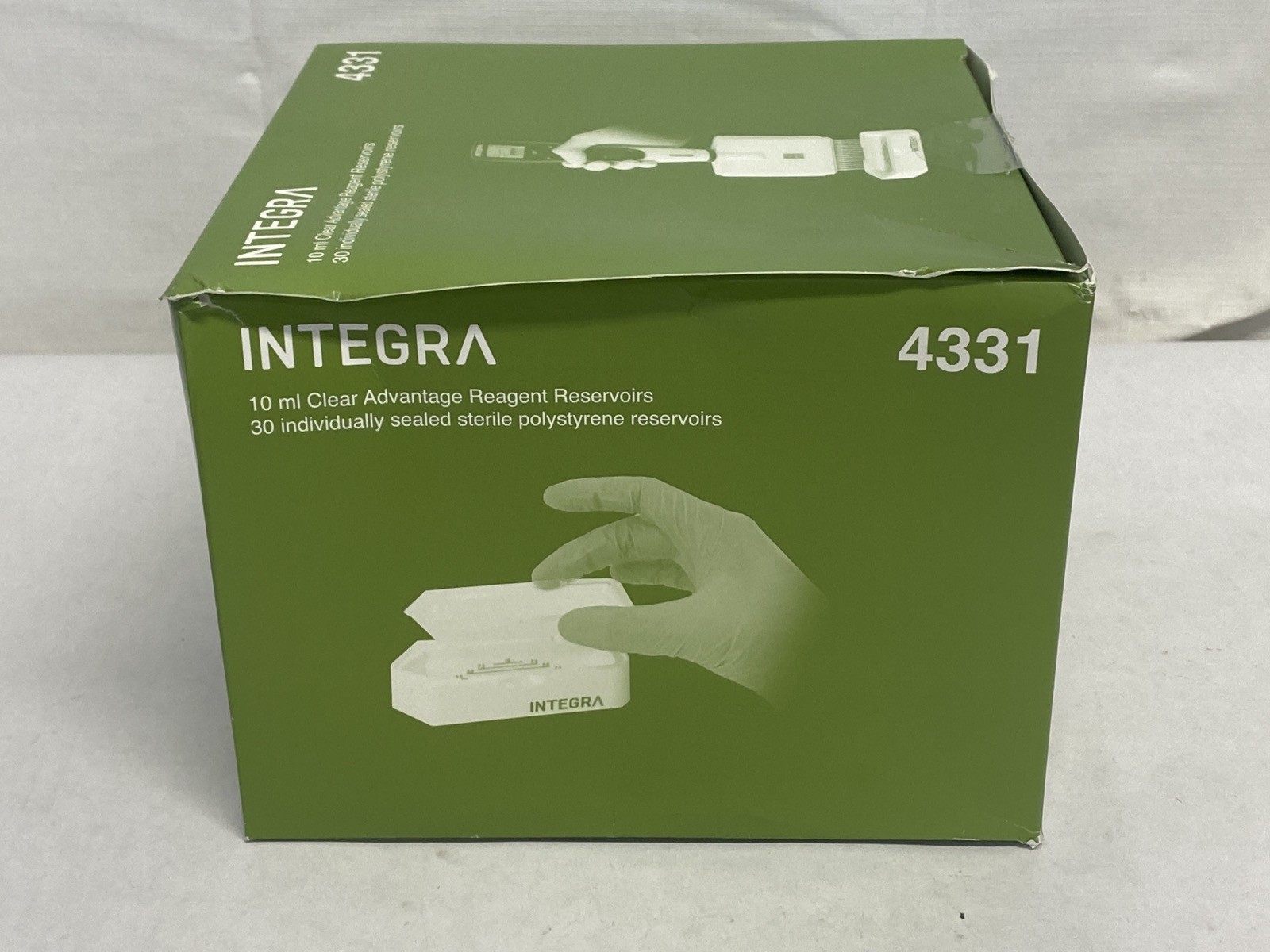 (30/Pk) INTEGRA 10mL Polystyrene Clear Advantage Reagent Reservoir Liners 4331