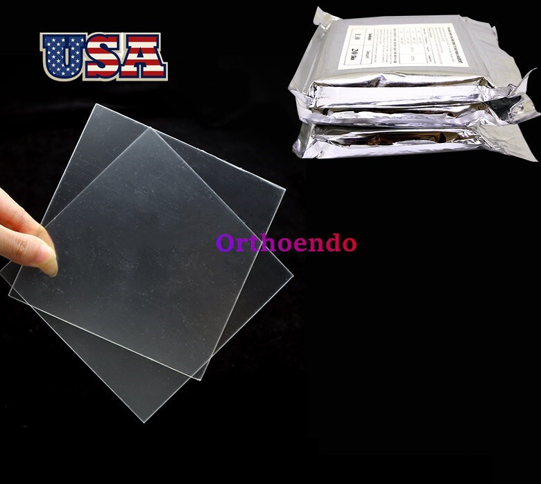 Dental Ortho Splint Retainer Vacuum Forming Sheets Soft Thermoforming 1.5/2.0mm