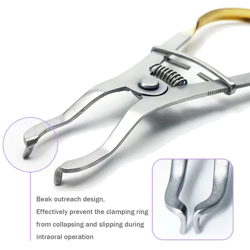 Dental Matrix Bands Ring Plier Placement Forcep 3D Tweezers Fits Palodent V3